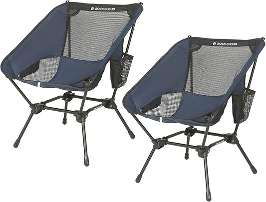 ROCK CLOUD Portable Camping Chair Ultralight Folding Chairs Outdoor for Camp Hiking Backpacking Lawn Beach Sports