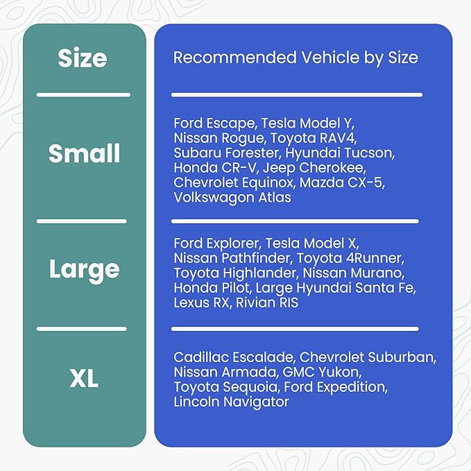 4Knines SUV Cargo Liner for Dogs, Trunk Mat for SUV, Durable Cargo Cover, Protector – Compatible with 60/40 Split Bench & Armrest Pass-Through, Waterproof, Machine Washable, Non-Slip (Large, Black)