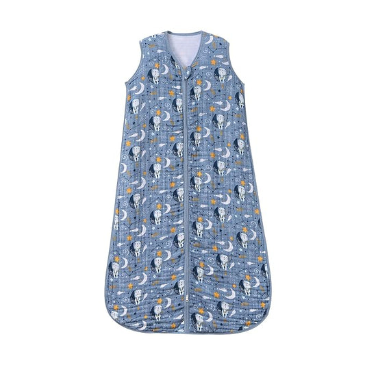 Baby Sleep Sack 2-4 T Boys & Girls Wearable Blanket 100% Organic Cotton 0.5 TOG Toddler Sleeping Sack 2- Way Zipper X-Large Bear