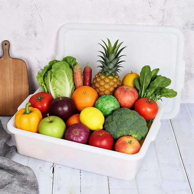 Dough Proofing Container with Lid, Homemade Bread and Pizza Dough Storage Box for Proofing, 3 Trays and 3 Covers