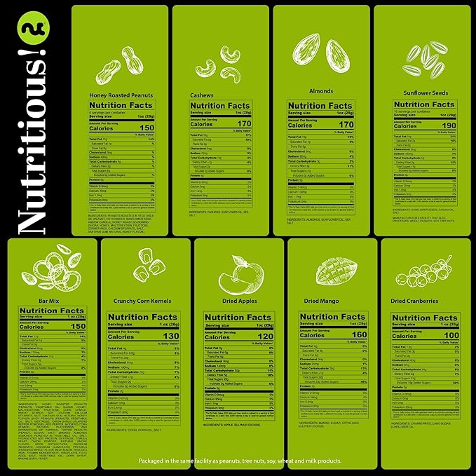 NUT CRAVINGS - Diwali Sweets Hamper Dried Fruit & Mixed Nuts Basket in Green Box (9 Assortments of 4 oz, 2.25 lb) Food Arrangement, Healthy Snack Care Package, Food Assortments