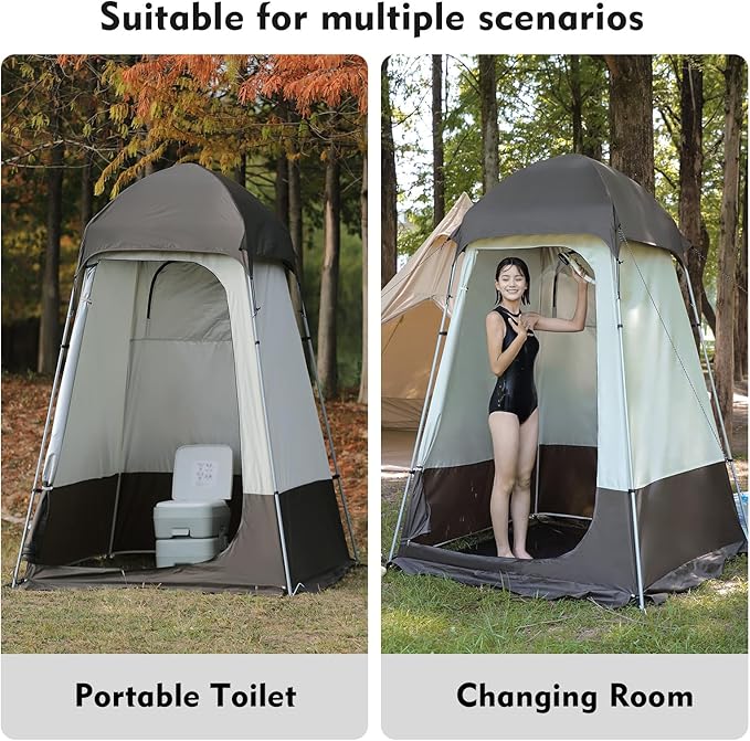 Privacy Shower Tent Dressing Showers Changing Rooms Portable Camping Toilet Rain Shelter for Beach Outdoors