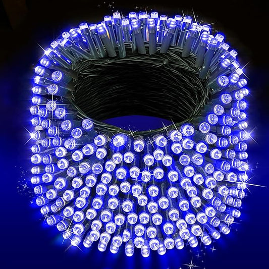 XURISEN 551FT Christmas Lights, 1400 LED Super Long String Lights 8 Modes & Memory Timer Plug in Twinkle Fairy Lights Decor for Home Xmas Party Wedding