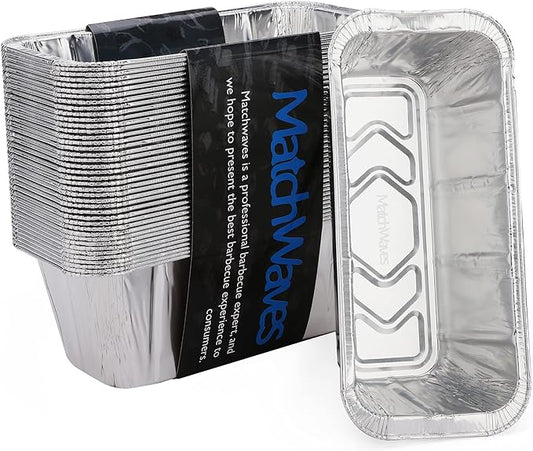 100 Pack Blackstone Grease Cup Liners, Grease Catcher Liner, Aluminum Foil Drip Pan for 28 and 36 inch Blackstone Griddle