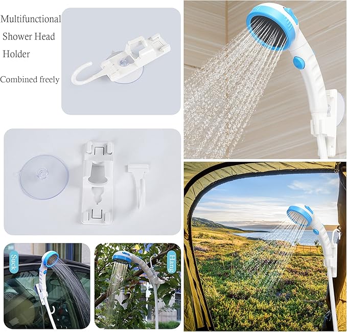 Iron Hammer Camp Shower Portable Shower Camping Shower Outdoor Camp Shower Head for Camping