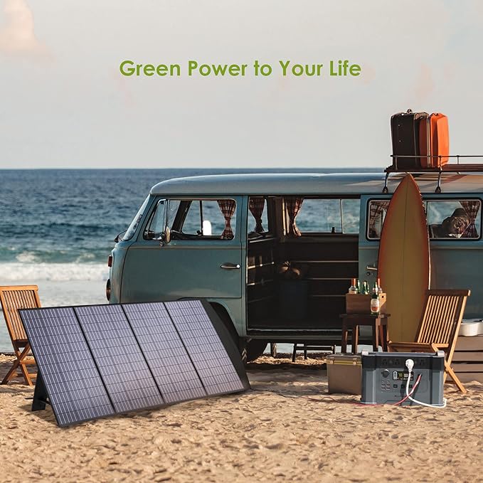 ALLPOWERS 21W 60W 100W 140W 200W 400W 600W Portable Solar Panel (SP033-200W)