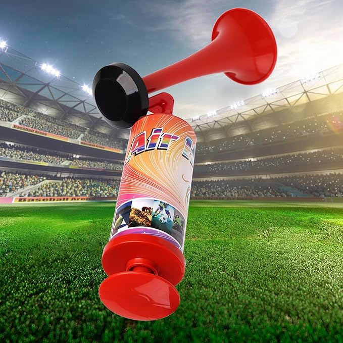 FARBIN Air Horn For Boating & Safety Dog Air Horn Bear Horn For Hiking Air Horns Loud for Safety Airhorns Horn Graduation Sports Events Party(Large ABS handheld horn 2PCS)