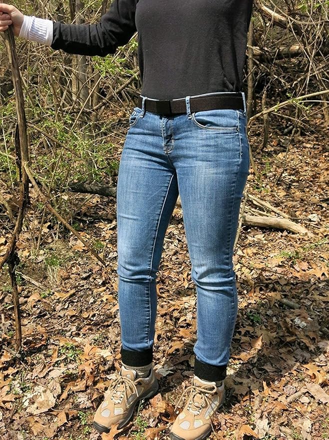 Permethrin Treated Mosquitoes, Flies, Ticks & More Insect Repellent Size Adjustable Fabric Belt (Green) One Size Fits All!