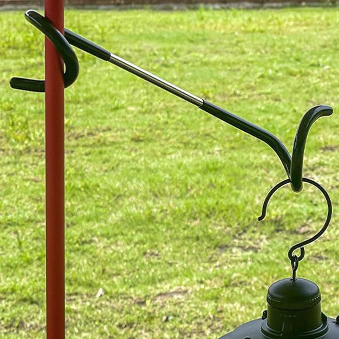 3PCs Garage Shelving Storage Hooks for Outdoor Camping Lanterns, Non-Slip Bird Feeders, Kitchen Shelving Poles