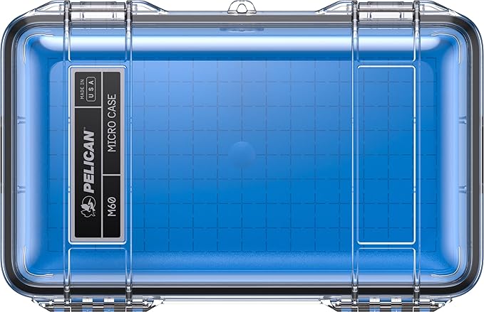 Pelican M60 Micro Case (Blue/Clear)