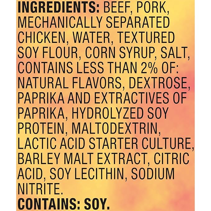 Slim Jim Giant Sized Original Smoked Snack Sticks, Keto Friendly Snack, Meat Snacks, 0.97 oz. Sticks, 6 Count