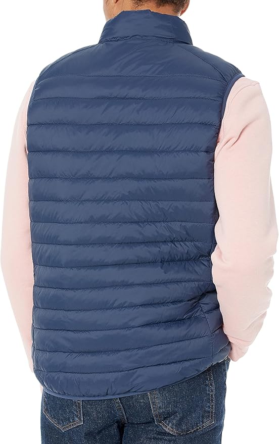 Amazon Essentials Mens Lightweight Water-Resistant Packable Puffer Vest