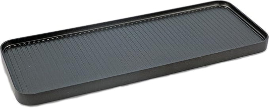 Swissmar KF-77073G Swivel Raclette Reversible Grill/Griddle Top Plate Replacement, Black