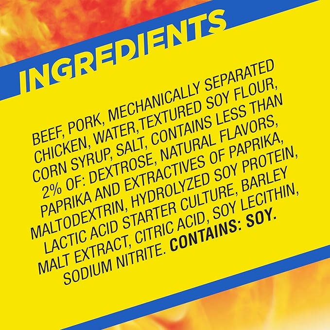 Slim Jim Smoked Meat Sticks, Mild Flavor, 6g Protein Per Serving, Snack Size, Lunchbox Snack, 0.28 oz. (100 Count)