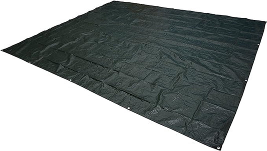 Amazon Basics Waterproof Camping Tarp, 8 Feet x 10 Feet, Dark Green