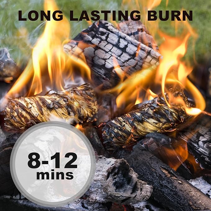 36 Pcs Fire Starter - Natural Fire Starters for Fireplace, Pellet Stove, Campfires, BBQ, Pizza Oven, Camping, Fire Pit &Chimney, Smoker, Fire Starters for Grill, Charcoal Starter