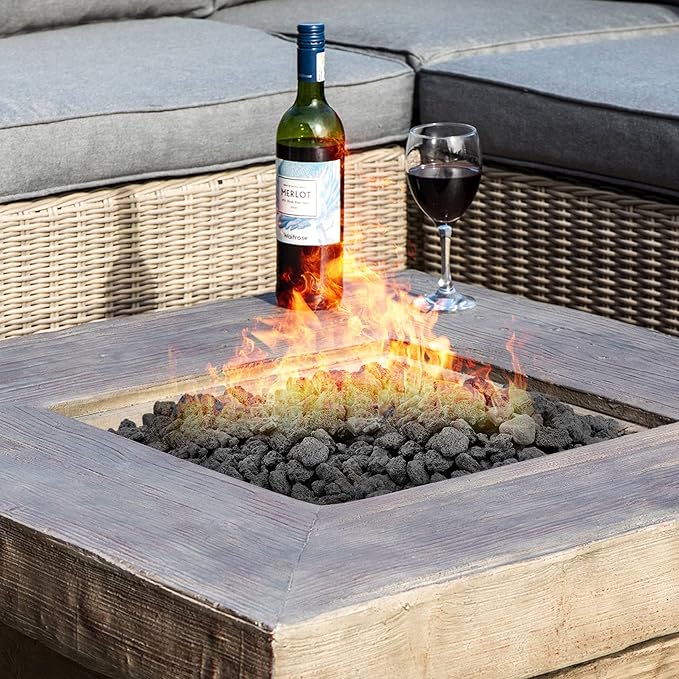 Stanbroil 10 Pounds Lava Rock Granules for Fire Bowls, Fire Pits, Gas Log Sets, and Indoor or Outdoor Fireplaces (0.4"- 0.8")