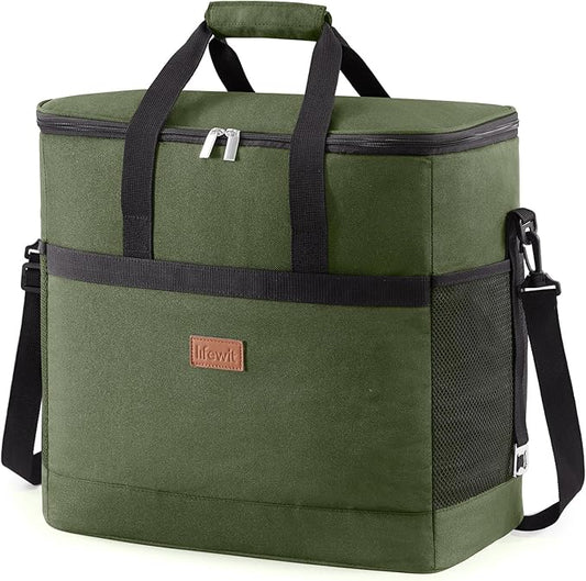Lifewit Cooler Bag 30/50/60 Cans Collapsible and Insulated Large Lunch Bag Leakproof Soft Cooler Portable Tote for Camping/BBQ/Family Outdoor Activities