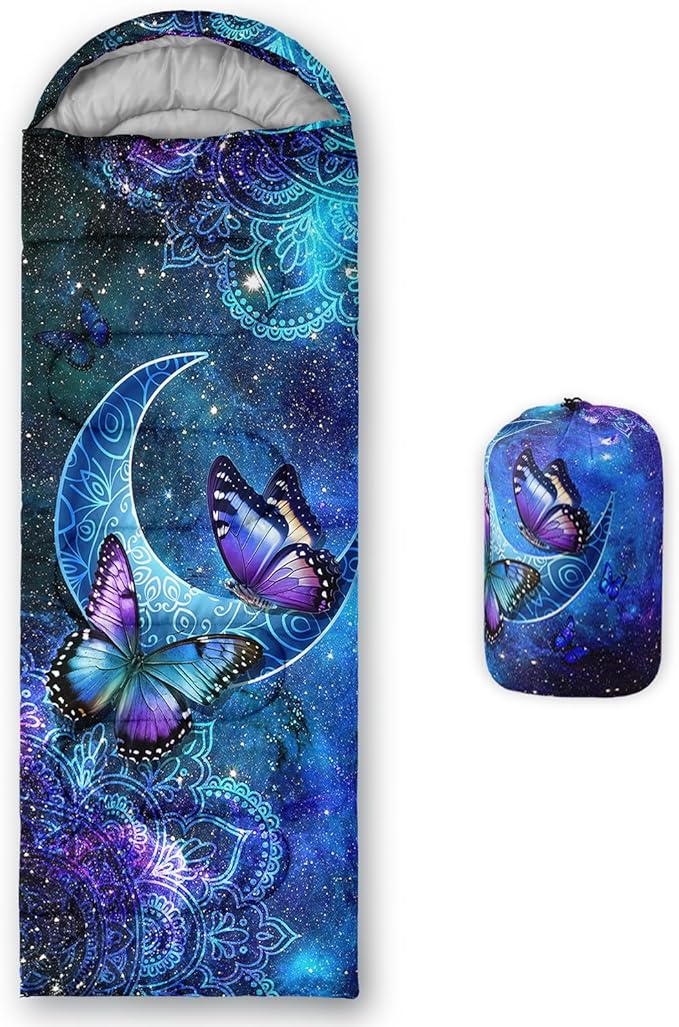 Sleeping Bag for Womens Girls Teens, Waterproof Sleeping Bags Traveling and Outdoors, Camping Gear Equipment