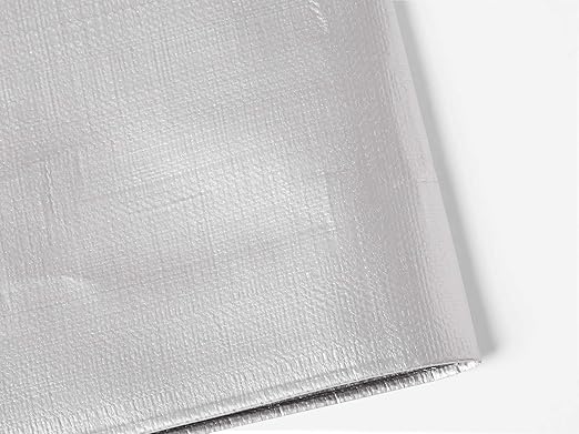 Amazon Basics Multi Purpose Waterproof Poly Tarp Cover, 12x20ft, 16MIL Thick, Silver/Black, 1-Pack (Previously AmazonCommercial brand)