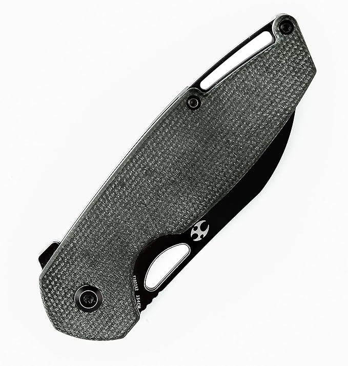 Kansept Model 6 Pocket Folding Knife EDC Camping Knife 3.1'' 154CM Material with Green Micarta Handle Everyday Carry T1022A2