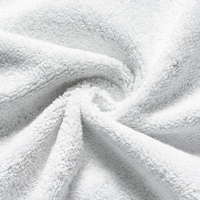 , 100% Cotton Kitchen Towel Set of 4-27.9x18.1 Inches Soft Absorbent Dish Towels, Cute Plaid Neutral Tea Towels for Kitchen Hand Drying & Decor, Oversized Drying Cloths for Dishes