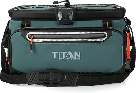 Titan by Arctic Zone 30 Can Zipperless Soft Cooler with HardBody Liner