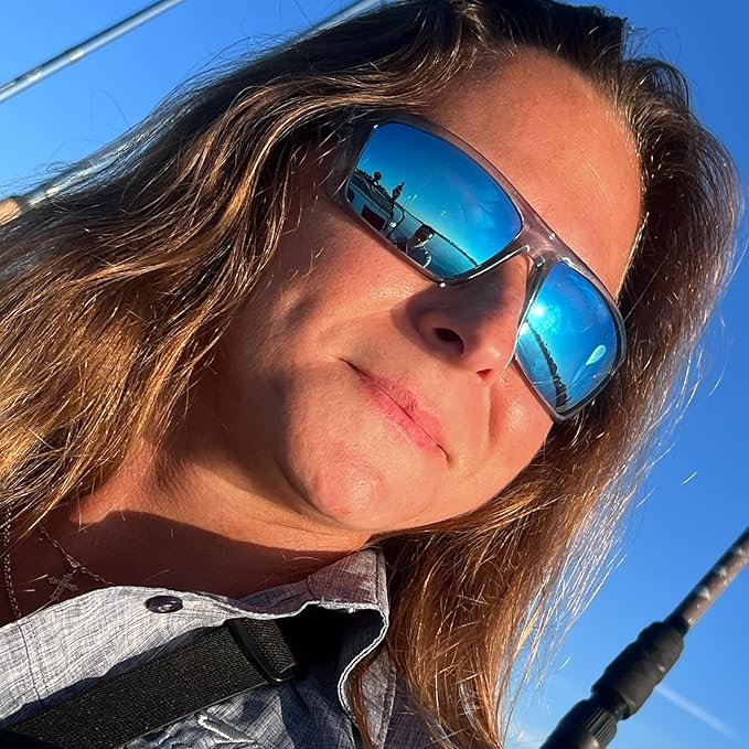 KastKing Huzzah Polarized Sport Sunglasses for Men and Women, Ideal for Driving Fishing Cycling and Running,UV Protection
