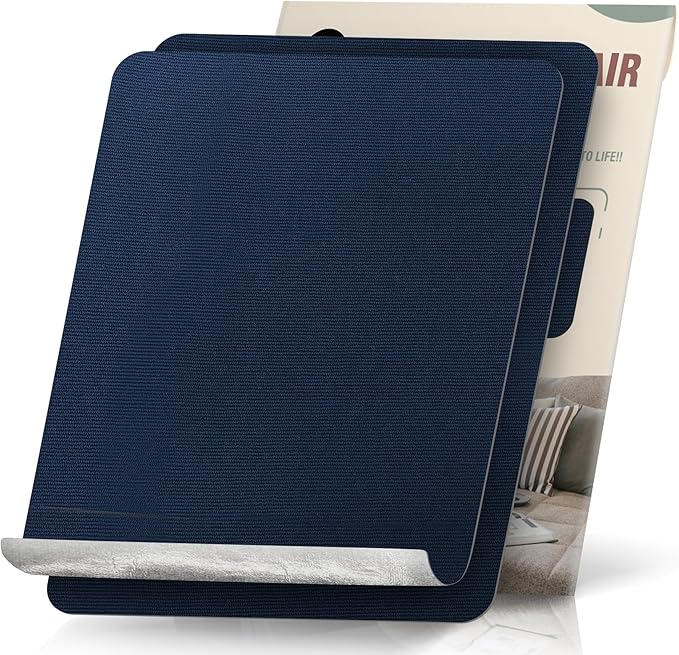 2 Pieces 9 x 11 inch Canvas Repair Patches Canvas Fabric Patch Self-Adhesive Canvas Repair Tape Waterproof Outdoor Gear Repair Patch Kit for Boat Cover Awning Sofa Chair Couch Tent Bag (Navy Blue)