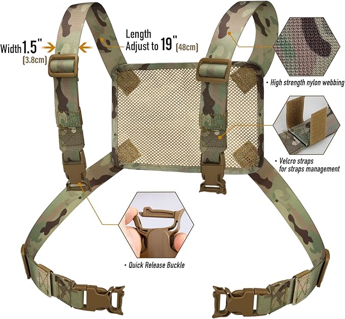 WYNEX Tactical Large Admin Pouch of Double Layer Design, Molle EDC EMT Utility Pouch with Map Sleeve Modular Tool Pouch Large Capacity Flag Patch Included