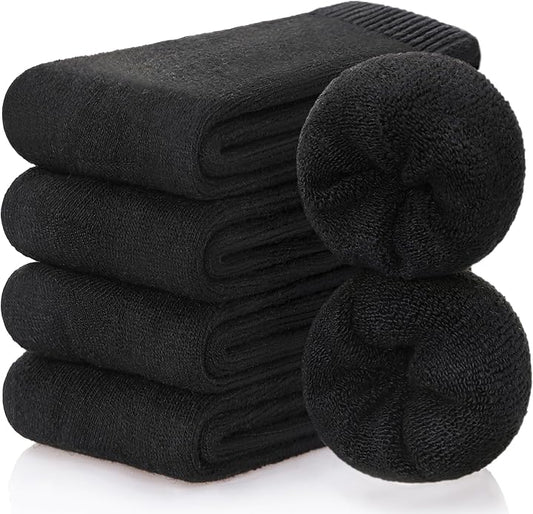 FNOVCO Wool Socks for Women Winter Warm Hiking Boot Thick Thermal Cozy Crew Socks 5 Pairs