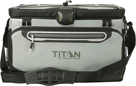 Titan by Arctic Zone 30 Can Zipperless Soft Cooler with HardBody Liner
