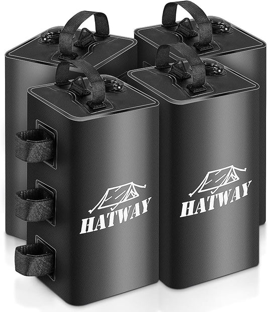 Canopy Water Weight Bag,88 LBS Water Tent Weights Set of 4 Leg Weights for Pop Up Canopy,Gazebo,Canopies,Tent-4 * 10L-Black