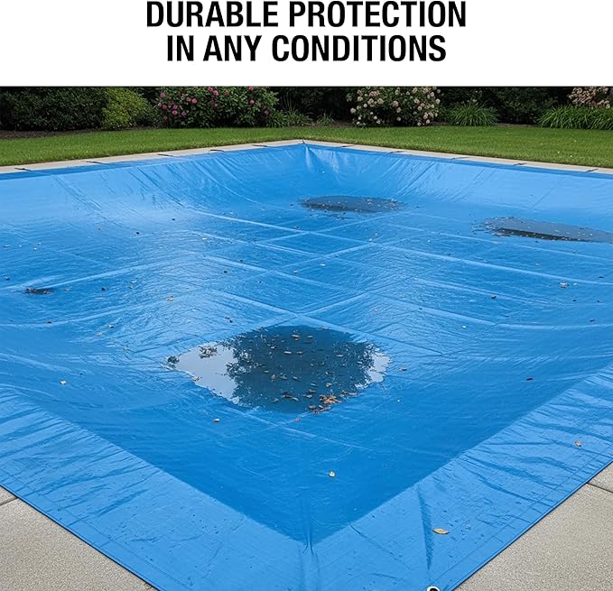 Waterproof Tarps 12x16 - Multi Purpose 5 MIL Tarp - High Durability 12x16 Tarp - Construction, Rain Shelter, Outdoor Cover and Camping Use