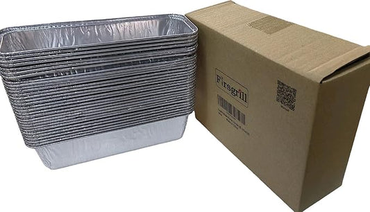 Professional Grease Liners Heavy-Duty Disposable Aluminum Foil Drip Pans for Camp Chef Portable Grill - 30 Pack (30)