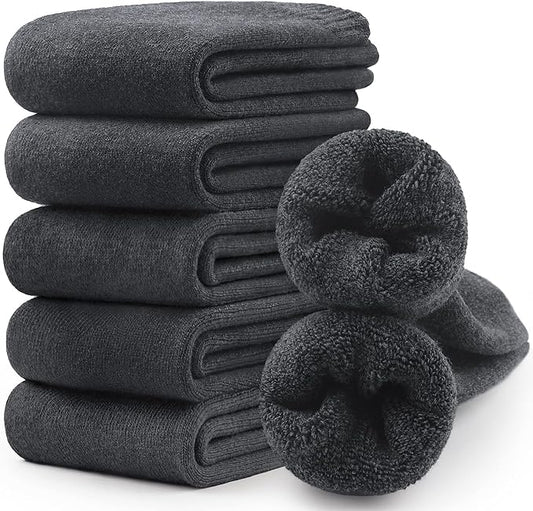SIMIYA 5 Pairs Merino Wool Socks for Men, Thick Winter Wool Hiking Socks, Warm Breathable Crew Mens Socks