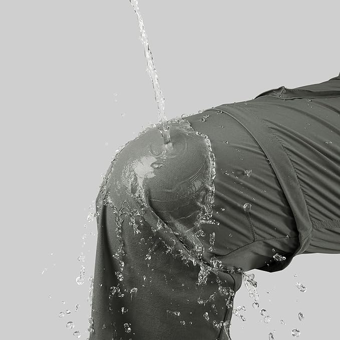 Gash Hao Mens Hiking Convertible Pants Outdoor Waterproof Quick Dry Zip Off Lightweight Fishing Pants