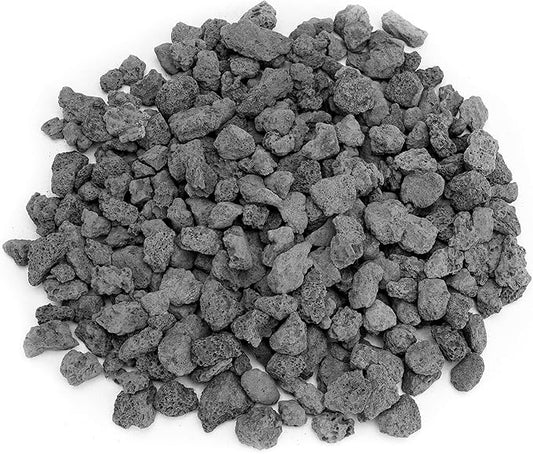 Stanbroil 10 Pounds Lava Rock Granules for Fire Bowls, Fire Pits, Gas Log Sets, and Indoor or Outdoor Fireplaces (0.4"- 0.8")