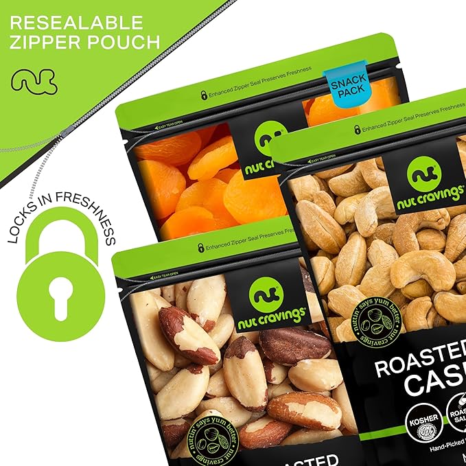 NUT CRAVINGS - Diwali Sweets Hamper Dried Fruit & Mixed Nuts Basket in Green Box (9 Assortments of 4 oz, 2.25 lb) Food Arrangement, Healthy Snack Care Package, Food Assortments