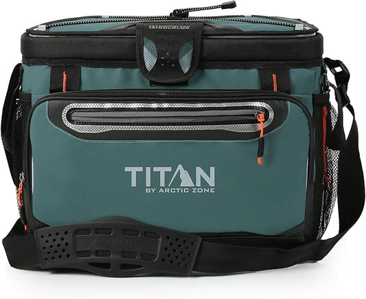 Titan by Arctic Zone 30 Can Zipperless Soft Cooler with HardBody Liner