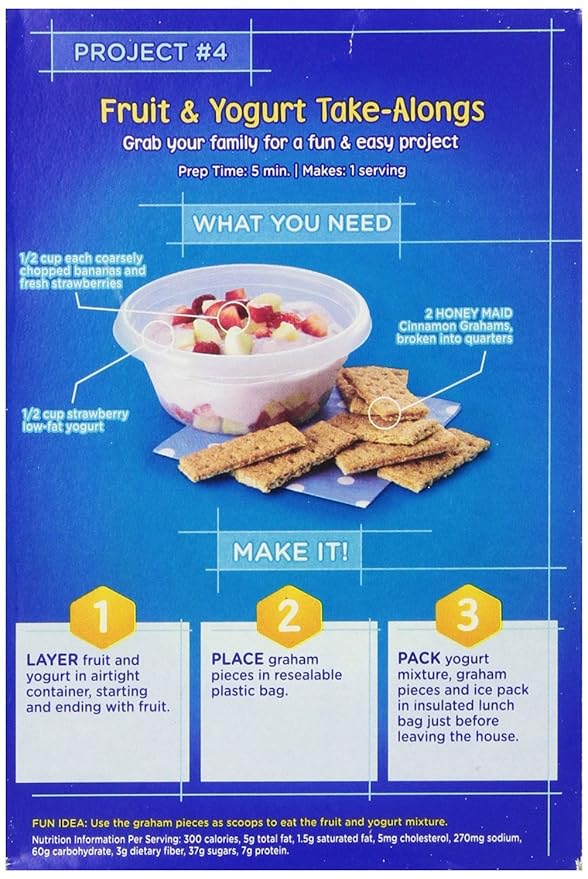 Honey Maid Graham Crackers (14.4-Ounce Boxes, 4-Pack)