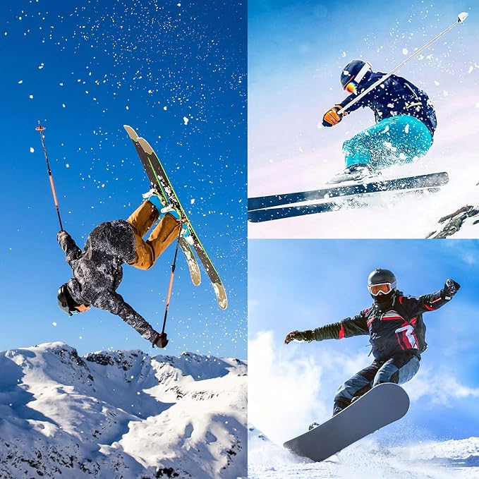 CS CELERSPORT 2/3/4 Pack Ski Socks for Men and Women Skiing, Snowboarding, Winter Performance Socks