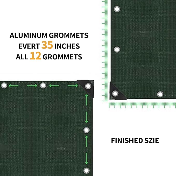 TARPAL 8x10 Feet Green Tarp Waterproof Lightweight tarps Multipurpose Protective Cover All Purpose Poly Tarps Cover for Firewood Outdoor Furniture etc