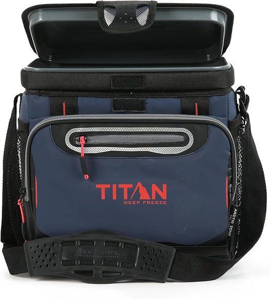 Titan by Arctic Zone 30 Can Zipperless Soft Cooler with HardBody Liner