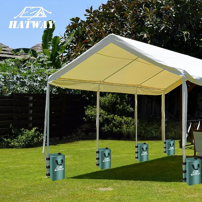 Canopy Weights,176 LBS Water Bag Set of 4 Leg Weights for Pop Up Canopy,Gazebo,Canopies,Tent-4 * 20L-Green