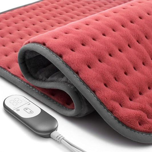 Heating pad for Back, Neck, Shoulder, Cramps and Leg Pain Relief, Heat Pads Christmas Gifts for Women, Men, Mom, Dad, Auto-Off,Machine Washable,Moist Dry Heat Options,Extra Large 20"x24"