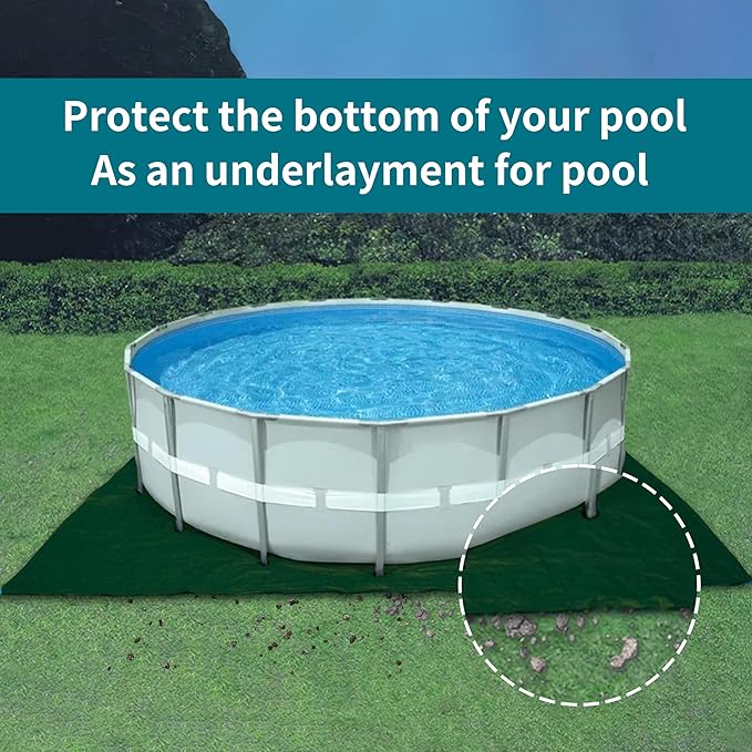 TARPAL 15x15 Feet Green Tarp Waterproof Multipurpose Protective Cover All Purpose Poly Tarps Cover for Pool, Outdoor Furniture, Camping, Firewood, Boat,Roof Waterproofing