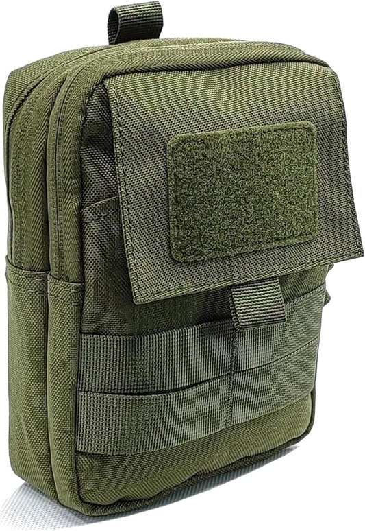 Tactical Belt Pouch Molle Phone Slim Utility Waist Bag EDC Organizer with Cellphone Holster 3 Colors (Black,Brown,Green)