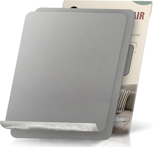 2 Pieces 9 x 11 inch Canvas Repair Patches Canvas Fabric Patch Self-Adhesive Canvas Repair Tape Waterproof Fabric Repair Patches Repair Patch Kit for Boat Cover Sofa Chair Couch Tent Bag (Gray)