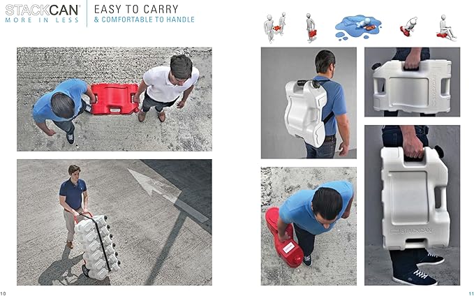 STACKCAN® 5 Gallon Stackable Emergency Water & Food Storage Container